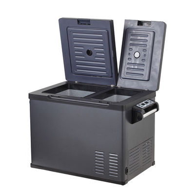 재충전 가능한 미니 자동차 냉장고 리프쿨 35/45/55L DC12/24VAC 220V 휴대용 냉장고