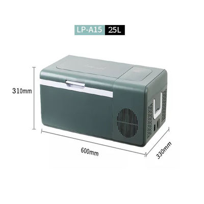 LEAPCOOL 미니 25L 자동차 냉장고 냉장고 12V/24V 태양열 단열 C5H10/C-펜탄